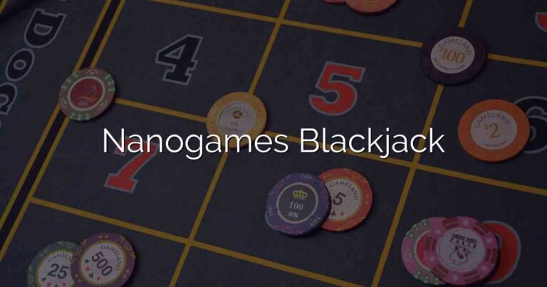 Nanogames Blackjack