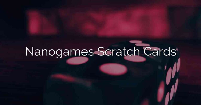 Nanogames Scratch Cards