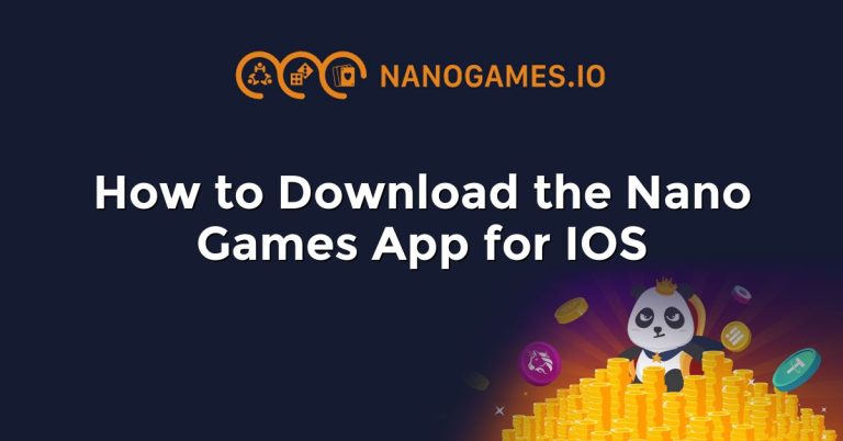 How to Download the Nano Games App for IOS